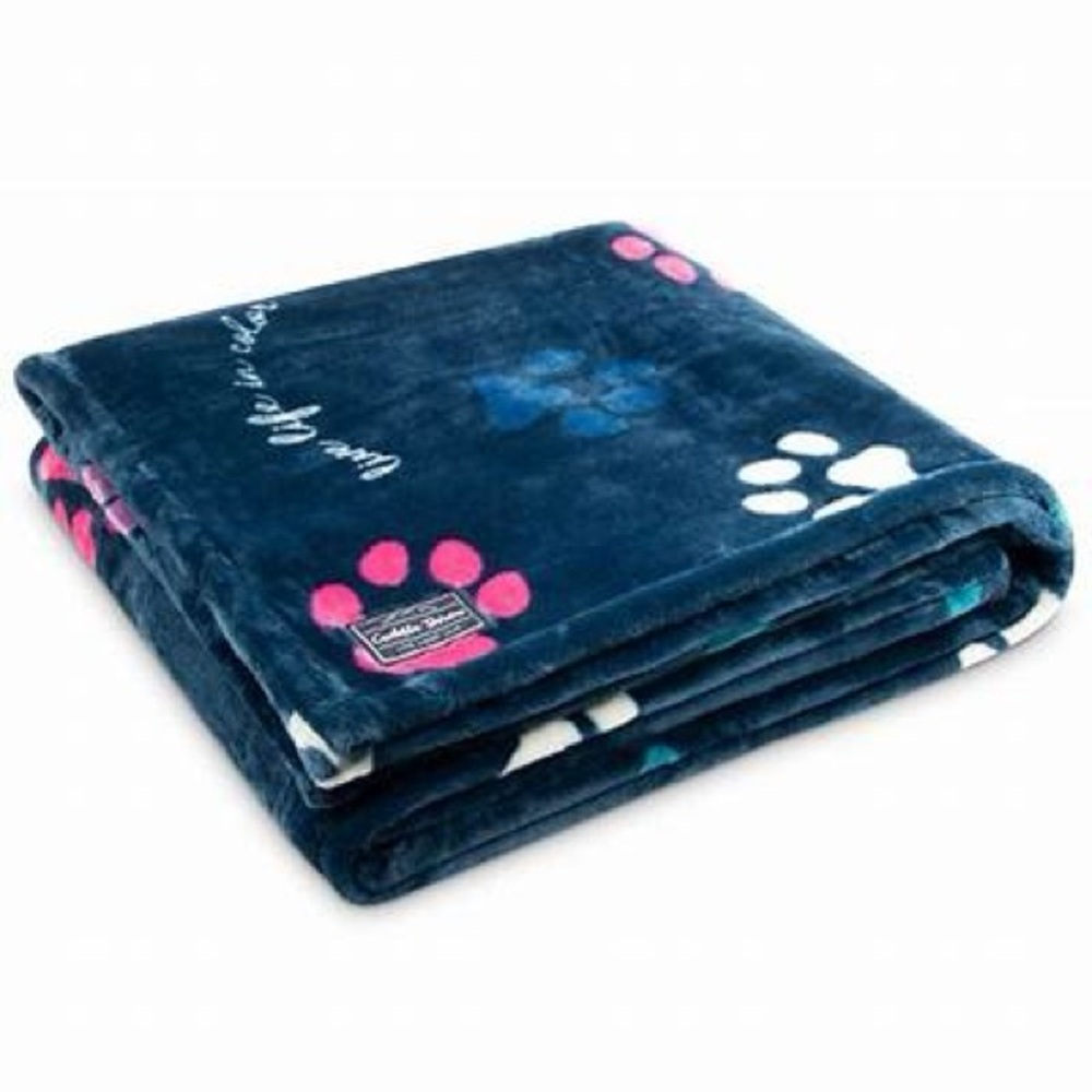 Lug Cuddle Throw Blanket - Paws Black (Original / 2023-2024 pattern)